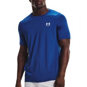 Under Armour Haut ajusté à manches courtes HeatGear Armour pour homme Blue - Taille XL