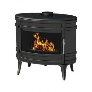 Invicta Poele a Bois en fonte Mandor Puissance optimale: 12 kW Ma : 18kW Bûches 33 cm