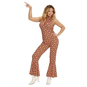 Widmann Déguisement Seventies Combi Groovy Losanges Femme