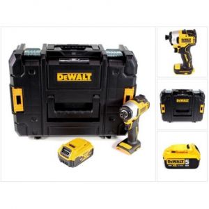 Dewalt Dcf 809 nt Visseuse à chocs sans fil 18 v Brushless Li-Ion + Coffret de transport t-stak + 1x Batterie 5,0 Ah - sans chargeur