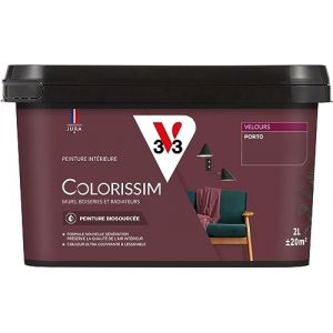 V33 Peinture multi-supports Colorissim Porto Velours 2L