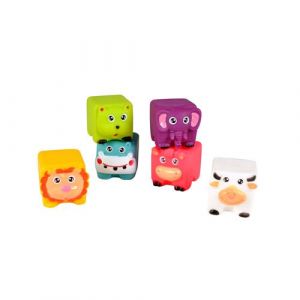 B&eacute;b&eacute; Douceur - Jeu de bain cubes animaux
