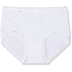 Sloggi 24/7 CotLac MD3P, Bikini Femme, Blanc (WHITE 03), 44 Lot de 3