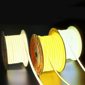 Silamp Ruban led cob 220V Recoupable 50M IP65 432LED/m - Blanc Chaud 2300K - 3500K - Blanc Chaud 2300K - 3500K