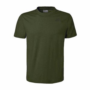 Kappa Cafers Slim Tee T-Shirt, Vert, XXL Homme