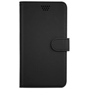 Temium Housse et &eacute;tui pour t&eacute;l&eacute;phone mobile ETUI FOLIO NOIR UNIVERSEL 5.1" &agrave; 5.5""