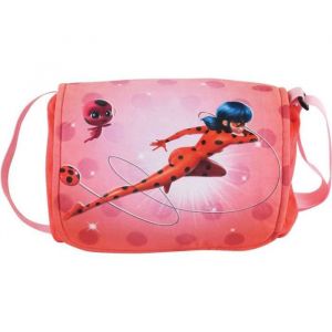 Jemini Miraculous Sac besace &agrave; bandouli&egrave;re Lady Bug +/- 26 cm - Pour enfant