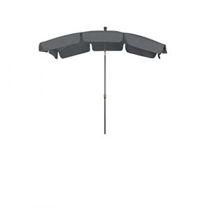 Siena Garden 607992 Tropico Parasol Base D'Acier/Polyester Gris/Anthracite 210 X 140 Cm