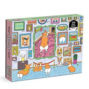 Galison Museum of The Corgi 1000 Piece Puzzle