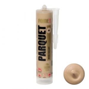 Mastic acrylique bois FOME FLEX Parquet &ndash; couleur ch&ecirc;ne &eacute;lastique et pon&ccedil;able &ndash; jointoiement parquet & plinthes &ndash; int&eacute;rieur