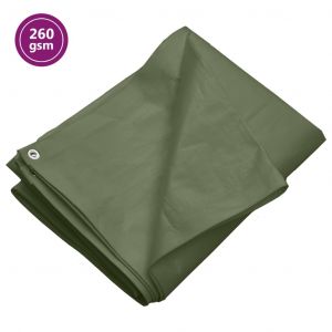 VidaXL Bâche 260 g/m² 3x3 m Vert PEHD