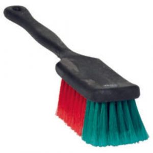 Vikan Brosse à Main à Long Manche - Brosse de Lavage de Voiture pour Lavage à la Main - Poils Doux - 42 cm