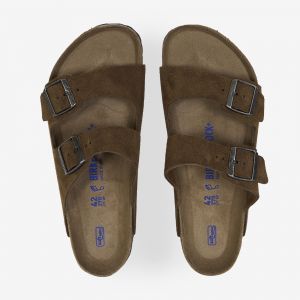 Birkenstock Sandales en cuir su&eacute;d&eacute; &agrave; semelle souple Arizona