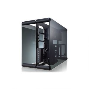 Raijintek Paean - Boîtier moyen tour gamer ouvert parois latérales en verre trempé
