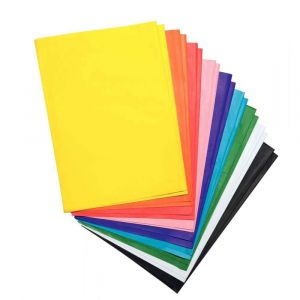 Feuilles de papier de soie rouge, 50x70 cm - Paquet de 26