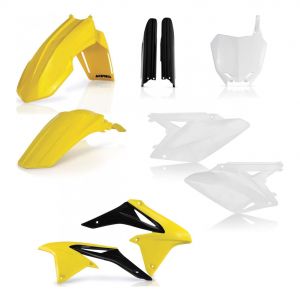 Acerbis Kit plastiques complet Suzuki 250 RM-Z 2018 jaune/noir/blanc (