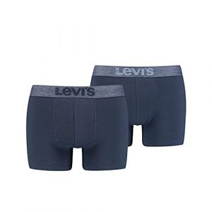 Levi's Boxer En Coton Vintage Heather 2 Paires S Mood Indigo