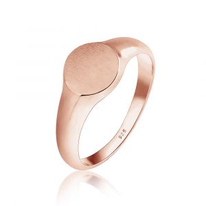 Elli Bague Terne Ovale Geo Base 925 Argent