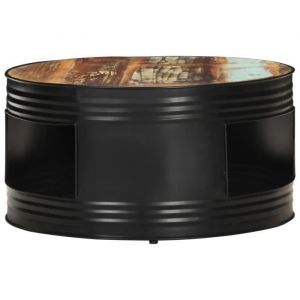 Furniture Limited - Table basse Noir 68x68x36 cm Bois de