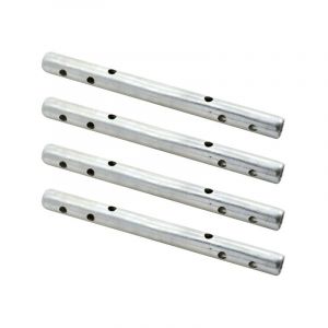 Tubesca Ensemble 4 manchons de liaison poutre aluminium