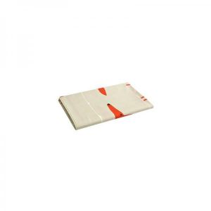 Declikdeco Drap plat en percale de coton imprimé Mr.Fox Scion Living - Mandarine