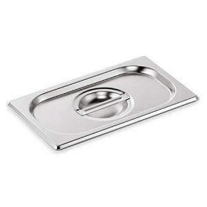 WAS 7014 001 Couvercle en acier chromé pour récipient à gastrones série 70 1/4 GN