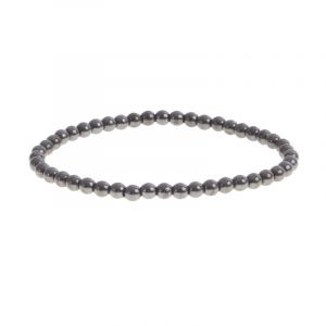 Image de Bracelet pierre - h&eacute;matite 4mm