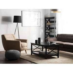 Image de Beliani Table basse noir Foster