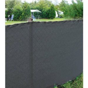 Image de Werkapro Brise vue gris anthracite 10m 150g-m2 Hauteur 1m