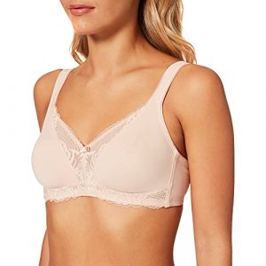 Triumph Modern Lace+Cotton N Soutien-Gorge, Beige Neutre, 110E Femme