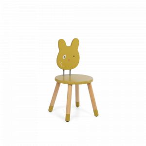 Moulin roty Chaise Trois petits lapins JAUNE