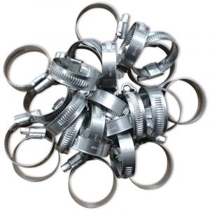 Oc-Pro Colliers de serrage durite tuyau inox a4 aisi316 marin w5 large 12 mm - serrage 12 x 22 (25)