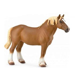 Collecta Playfigure Cheval de Trait Belge 18 cm Marron