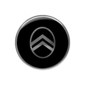 Citroën Autocollant 3D New Logo noir 52 mm