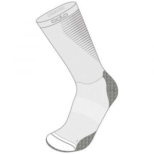 Odlo Chaussettes Ceramicool Crew - White - Taille EU 45-47
