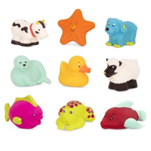 Image de Petit Jour Jouets marins pour le bains 9 pièces Multicolore Paris - Couleur Multicolore - Taille Taille unique