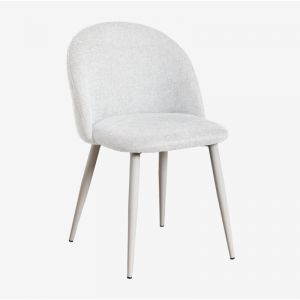 Chaise de salle à manger de luxe Kana SKLUM Gris Taupe Clair