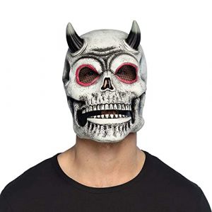 Boland Masque d'horreur pour adultes en latex, masque pour Halloween et carnaval, accessoire pour les costumes de fêtes à thème