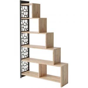 Asir Group Llc - Biblioth&egrave;que en agglom&eacute;r&eacute; et m&eacute;tal Francis Mod&egrave;le 3