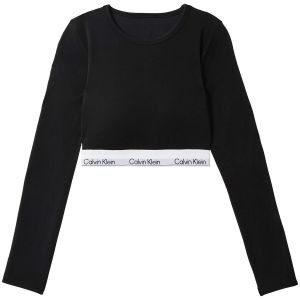 Calvin Klein Brassi&egrave;re Femme Lightly Lined Crop Top, Noir (Bla, L