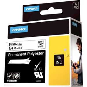 Dymo Rhino Pro 1805442 Ruban Permanent en Polyester 6 mm