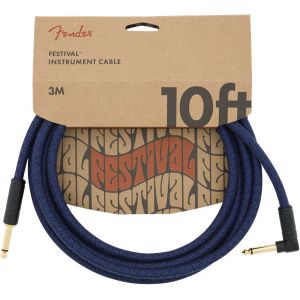 Fender Festival Instrument Cable [S/A] 3m (Blue Dream)
