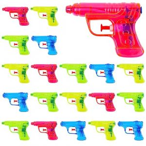 THE TWIDDLERS 20 Jouets de Pistolet à Eau pour Garçons & Filles, 11cm - Anniversaire, Pochettes Surprise, Cadeaux Invités - Fêtes à la Piscine & à la Plage