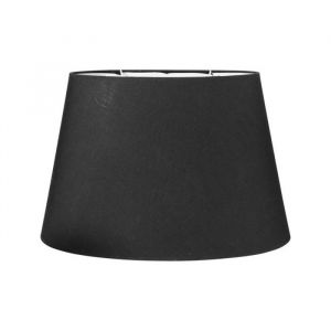 Ostaria Abat-jour - Ovale - Noir - Tissu - Culot E27 - 44,5 cm