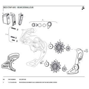 Sram Inner Cage Screws For Red Etap Axs One Size Silver - Silver - Taille One Size