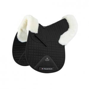 Tapis de selle amortisseur mouton synthétique intégré Premier Equine GP/Jump Numnah