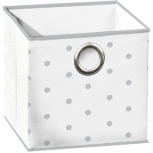 Image de Panier de Rangement "Home Grey" 12cm Blanc Prix