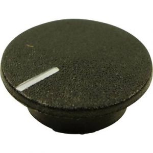 Cliff Couvercle avec pointeur CL1764 noir Adapté pour Boutons K21 1 pc(s)