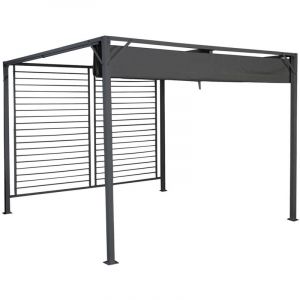 Pergola DKD Home Decor Grey 300 x 300 x 230 cm Steel