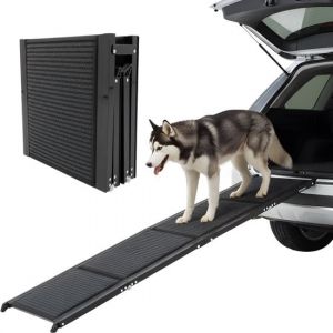 Planche de marche pour chien pour voiture - Marchepied pliable pour chien - Avec antid&eacute;rapant - 160 cm